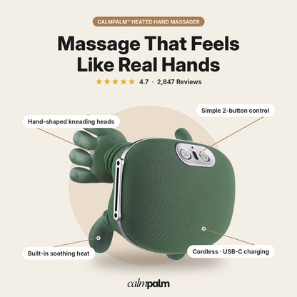 CalmPalm™ - Heated Hand Massager for Neck & Shoulders