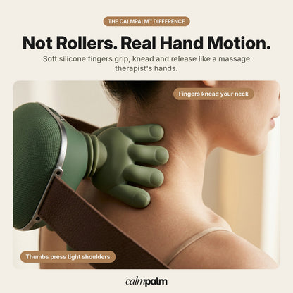 CalmPalm™ - Heated Hand Massager for Neck & Shoulders
