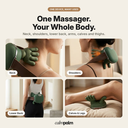 CalmPalm™ - Heated Hand Massager for Neck & Shoulders